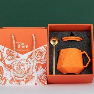 Christmas coffee cup gift box(Diamond starry Sky)